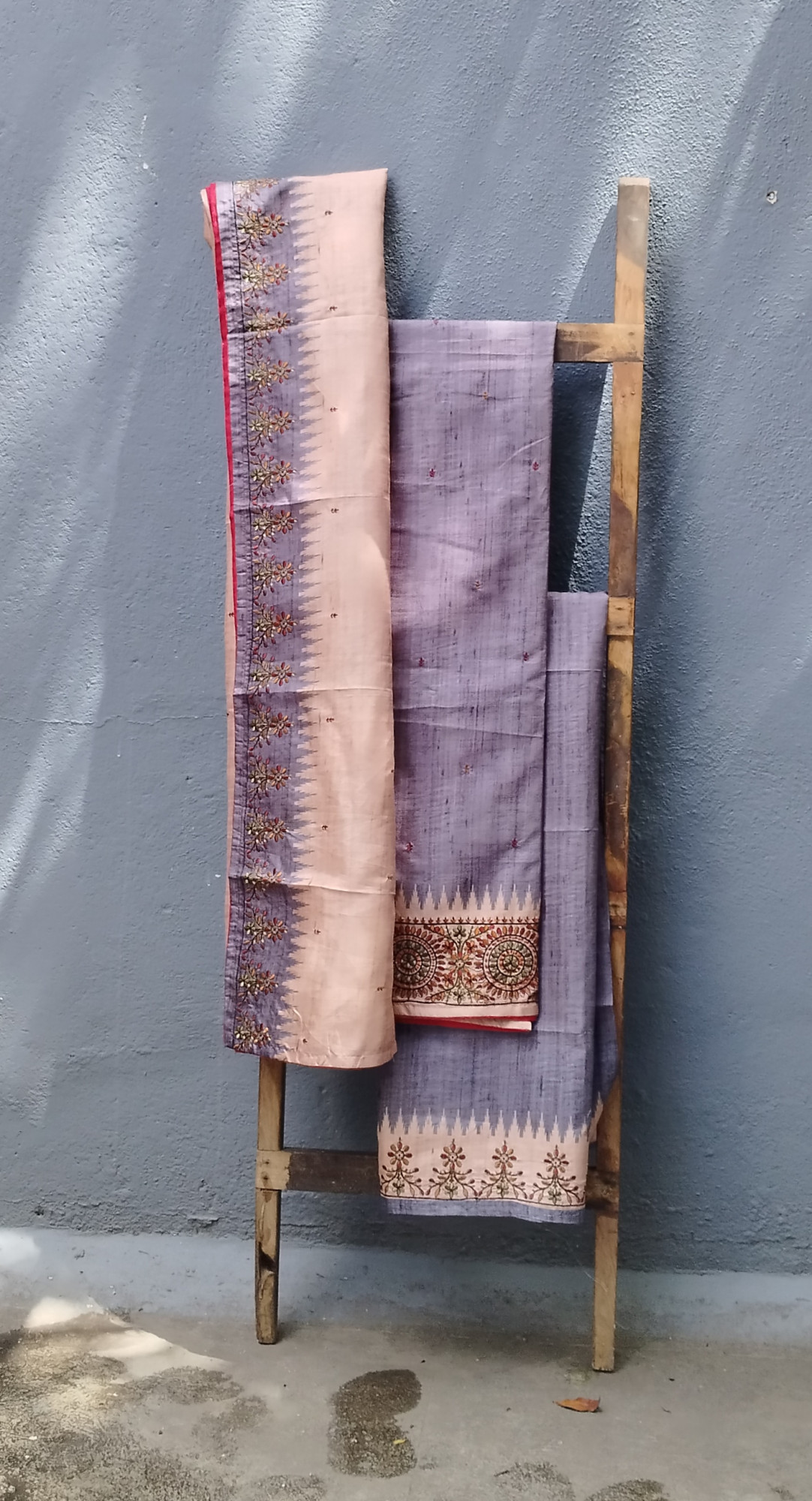 Tussar silk Dress Material