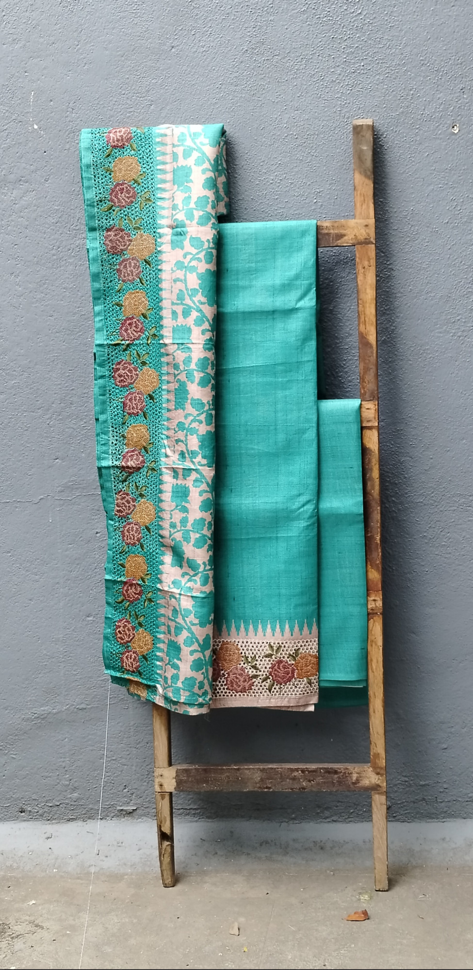 Tussar silk Dress Material