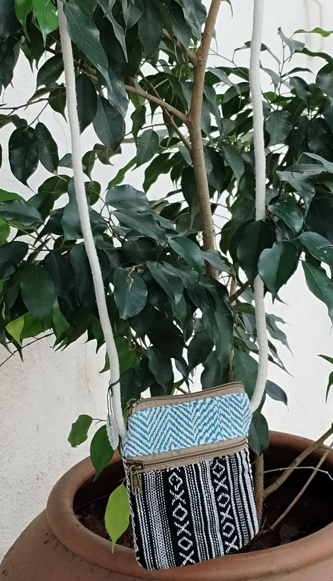 Hemp Fabric Sling Bag