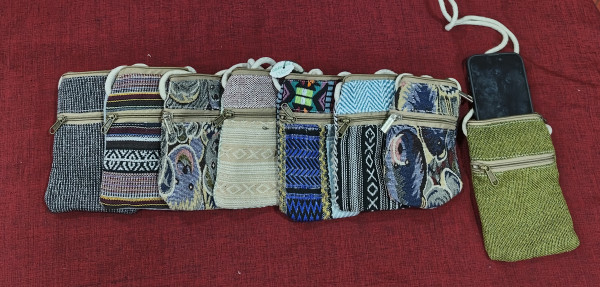 Hemp Fabric Sling Bag