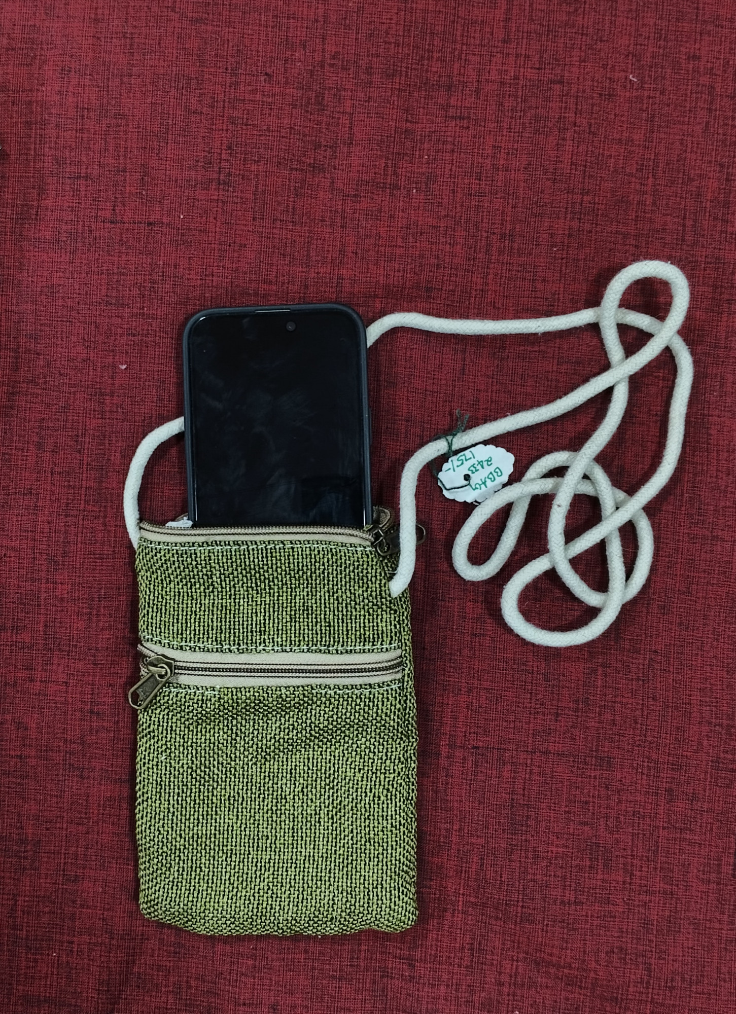 Hemp Fabric Sling Bag