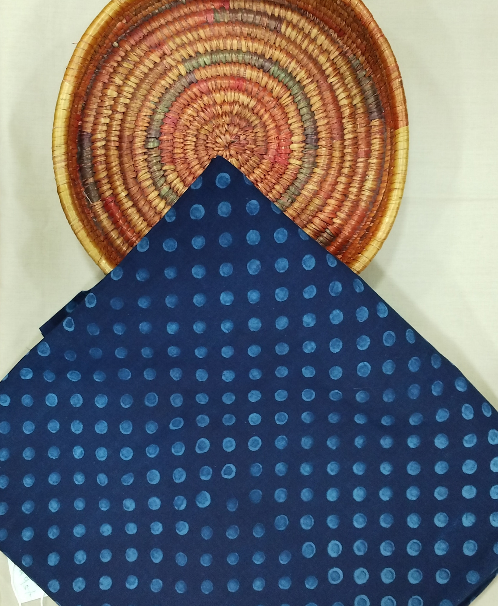 Impressive Indigo Cotton Fabric