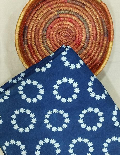 Impressive Indigo Cotton Fabric