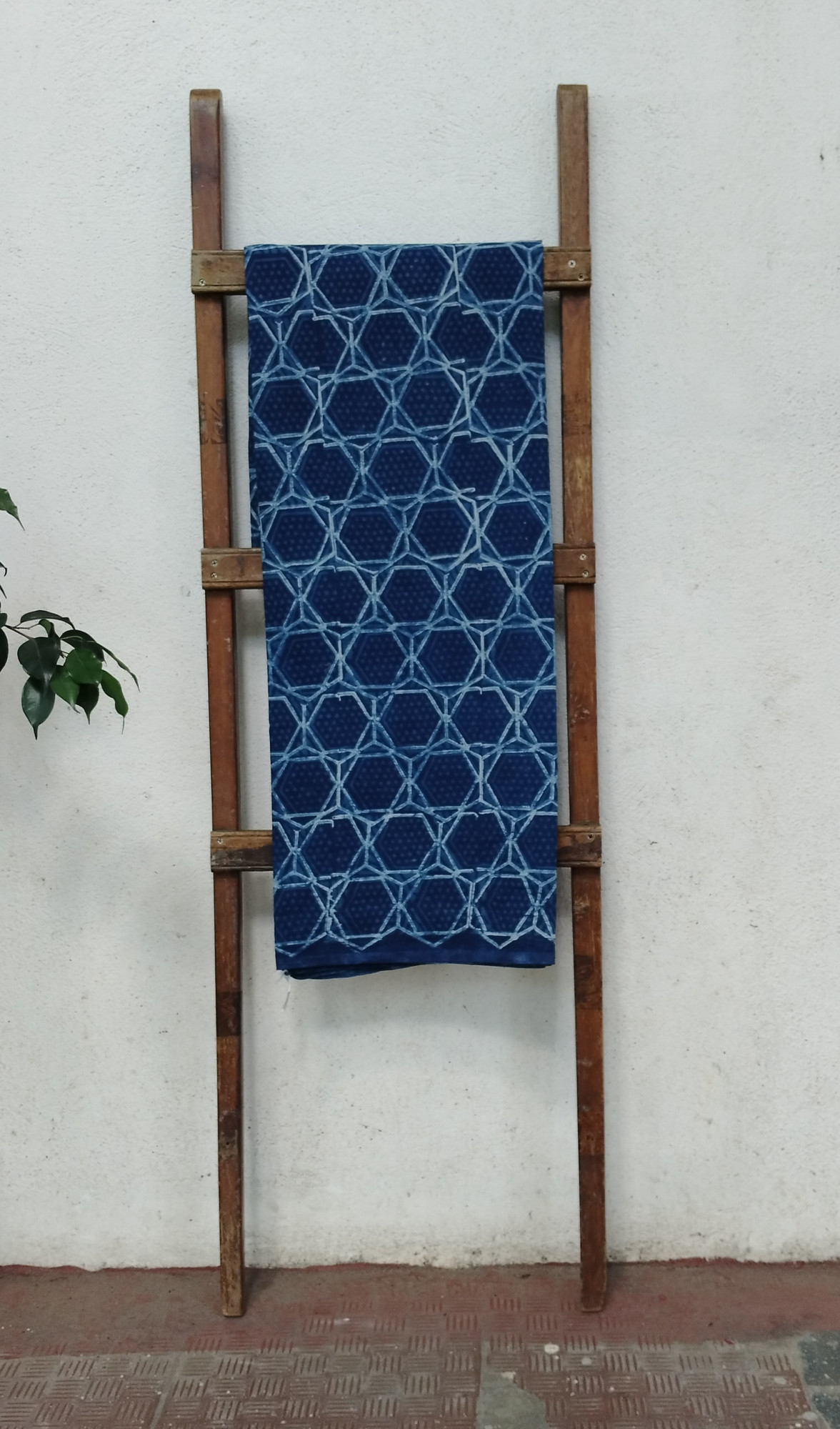 Impressive Indigo Cotton Fabric