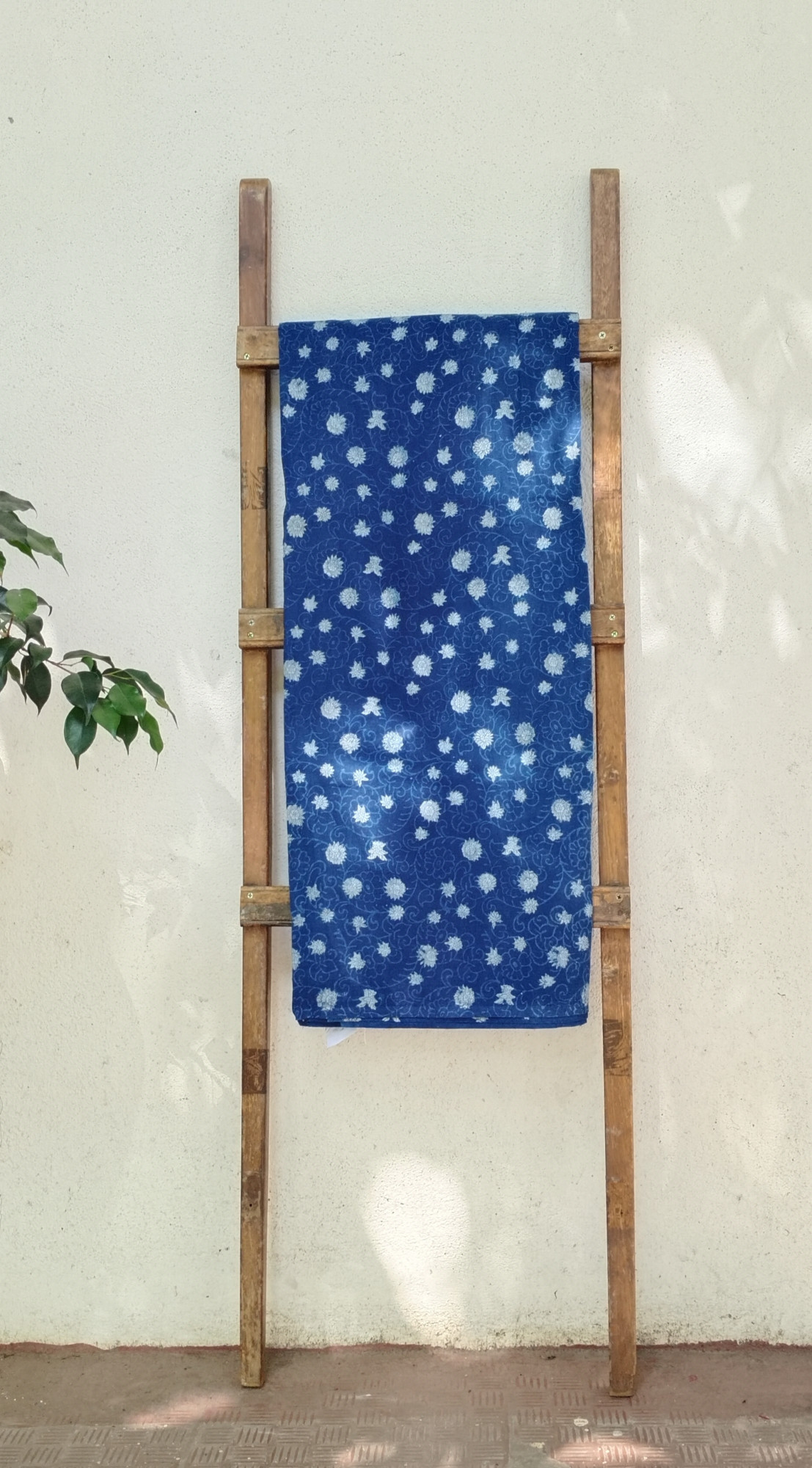 Impressive Indigo Cotton Fabric