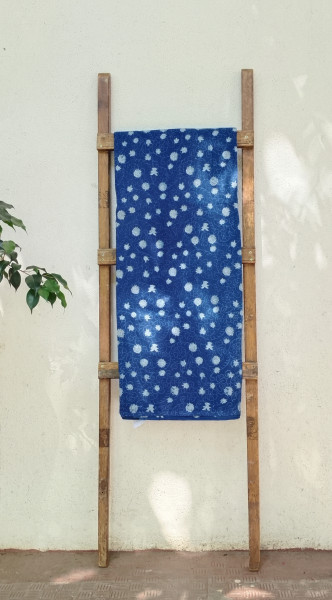 Impressive Indigo Cotton Fabric