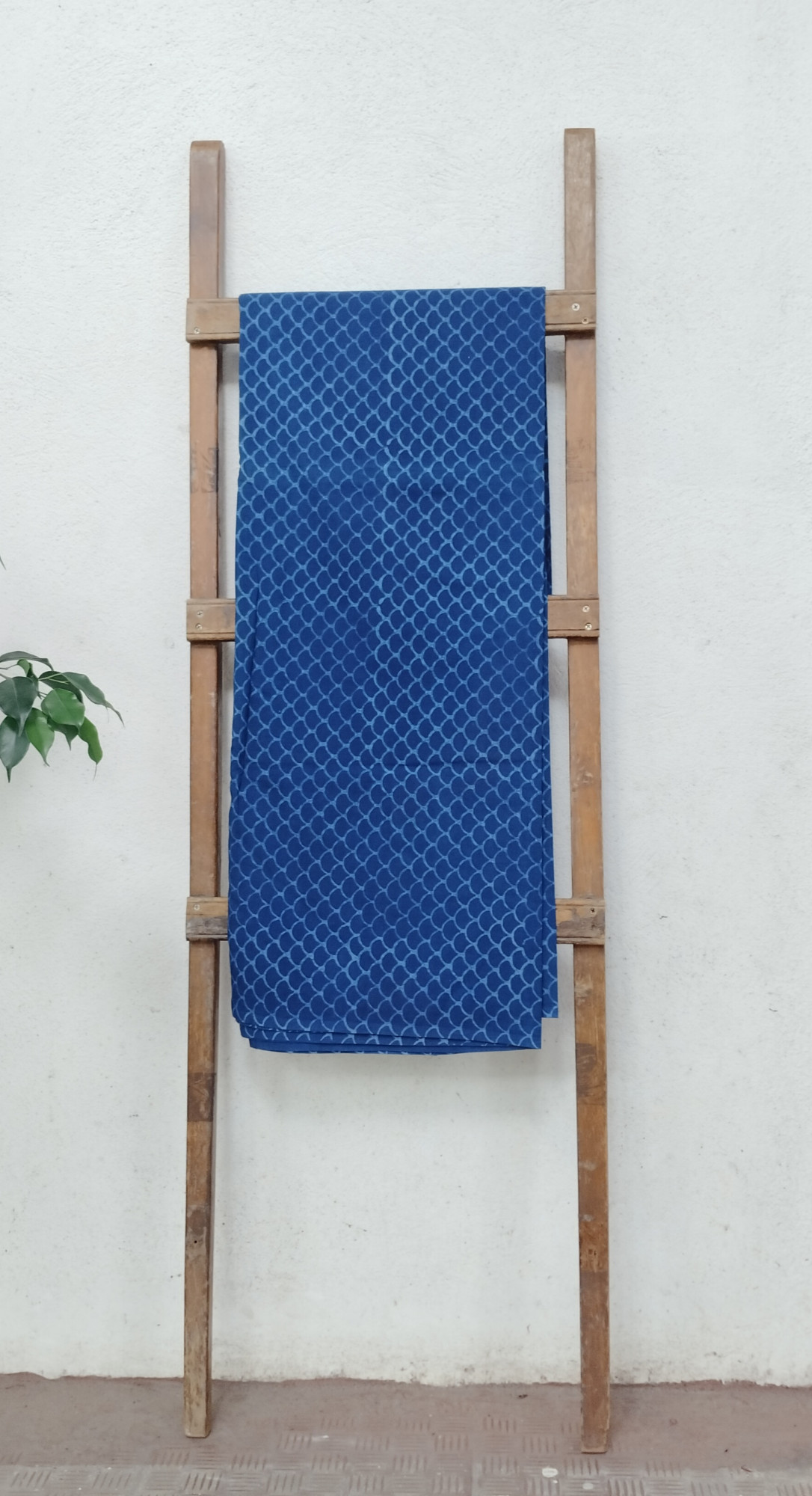 Impressive Indigo Cotton Fabric