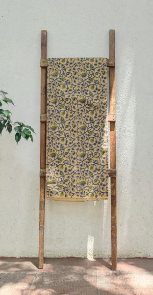 Beautiful Block Print  Beige  Unstitched Fabric Collection