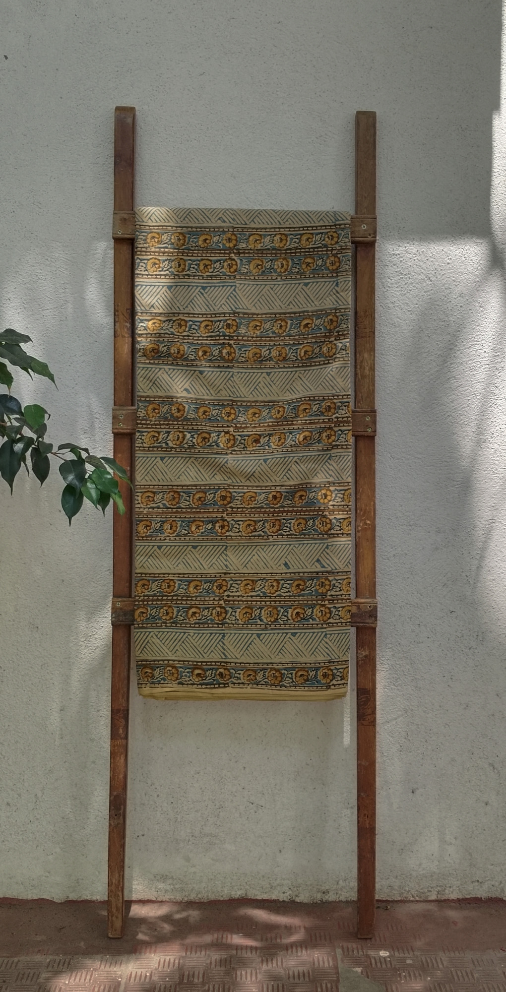 Beautiful Block Print  Beige  Unstitched Fabric Collection