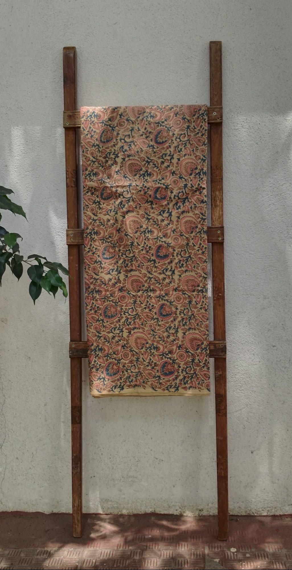 Beautiful Block Print Beige Unstitched Fabric Collection