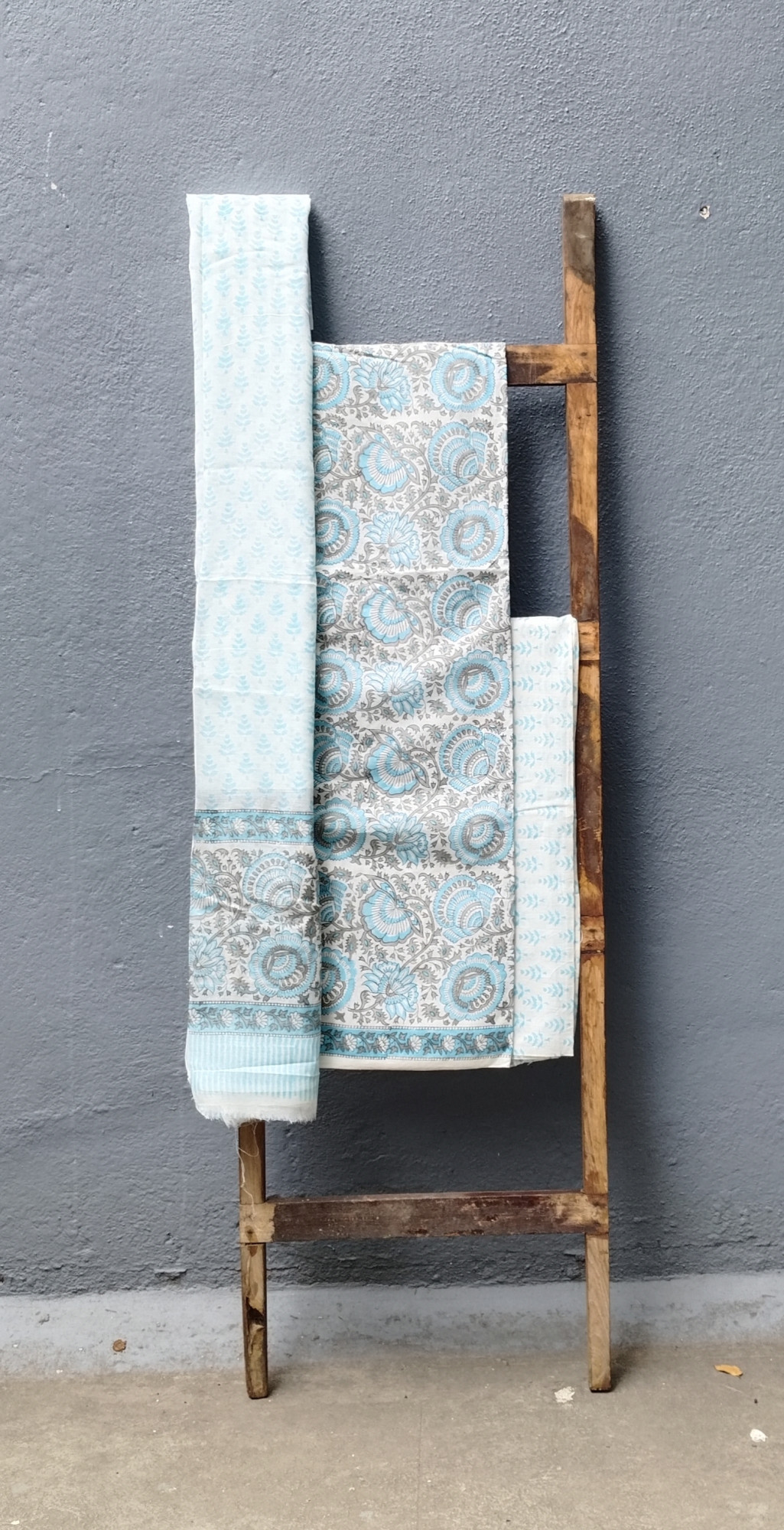 Cotton Unstitched Dress Suit