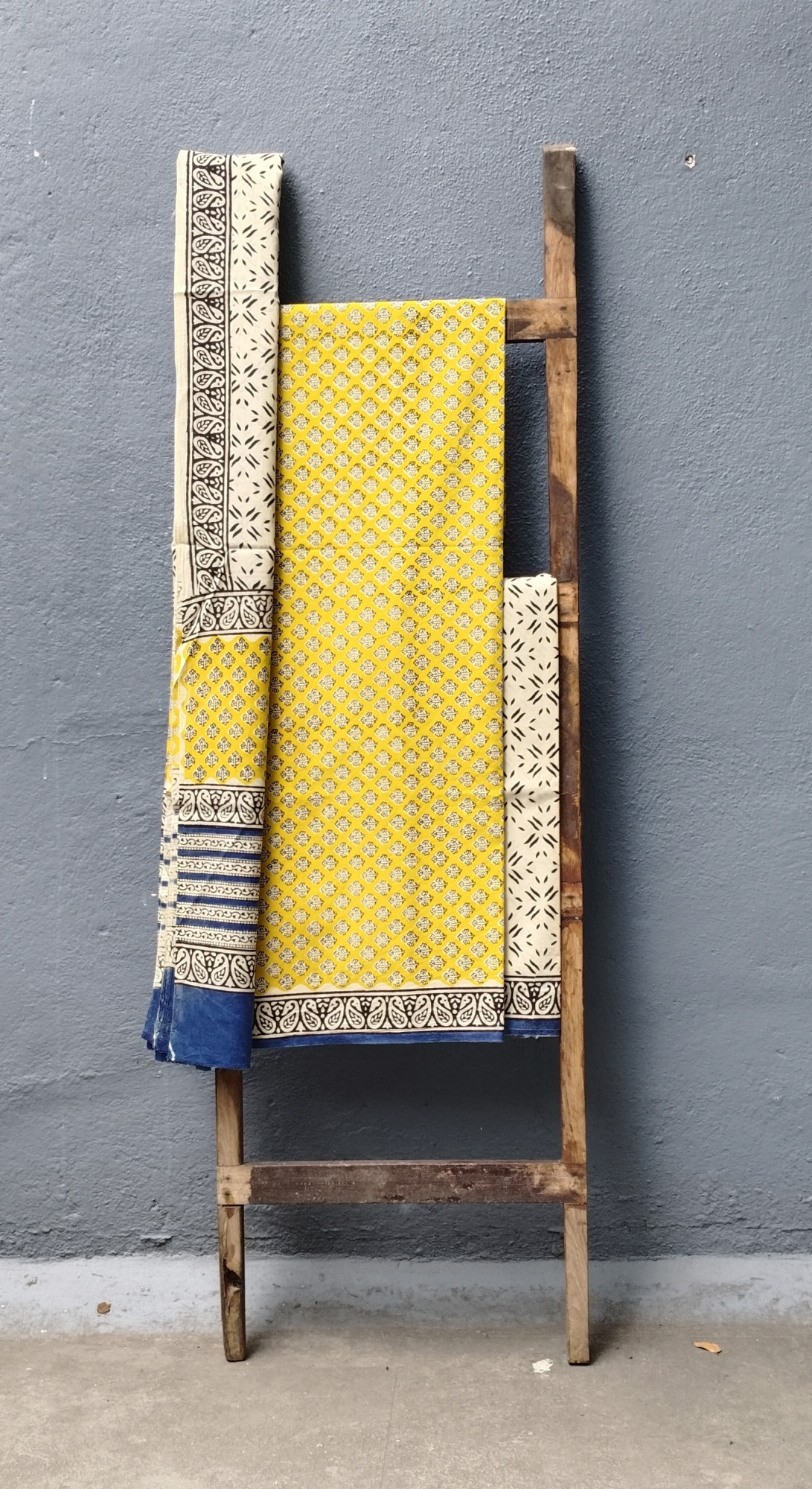 Cotton Unstitched Dress Suit