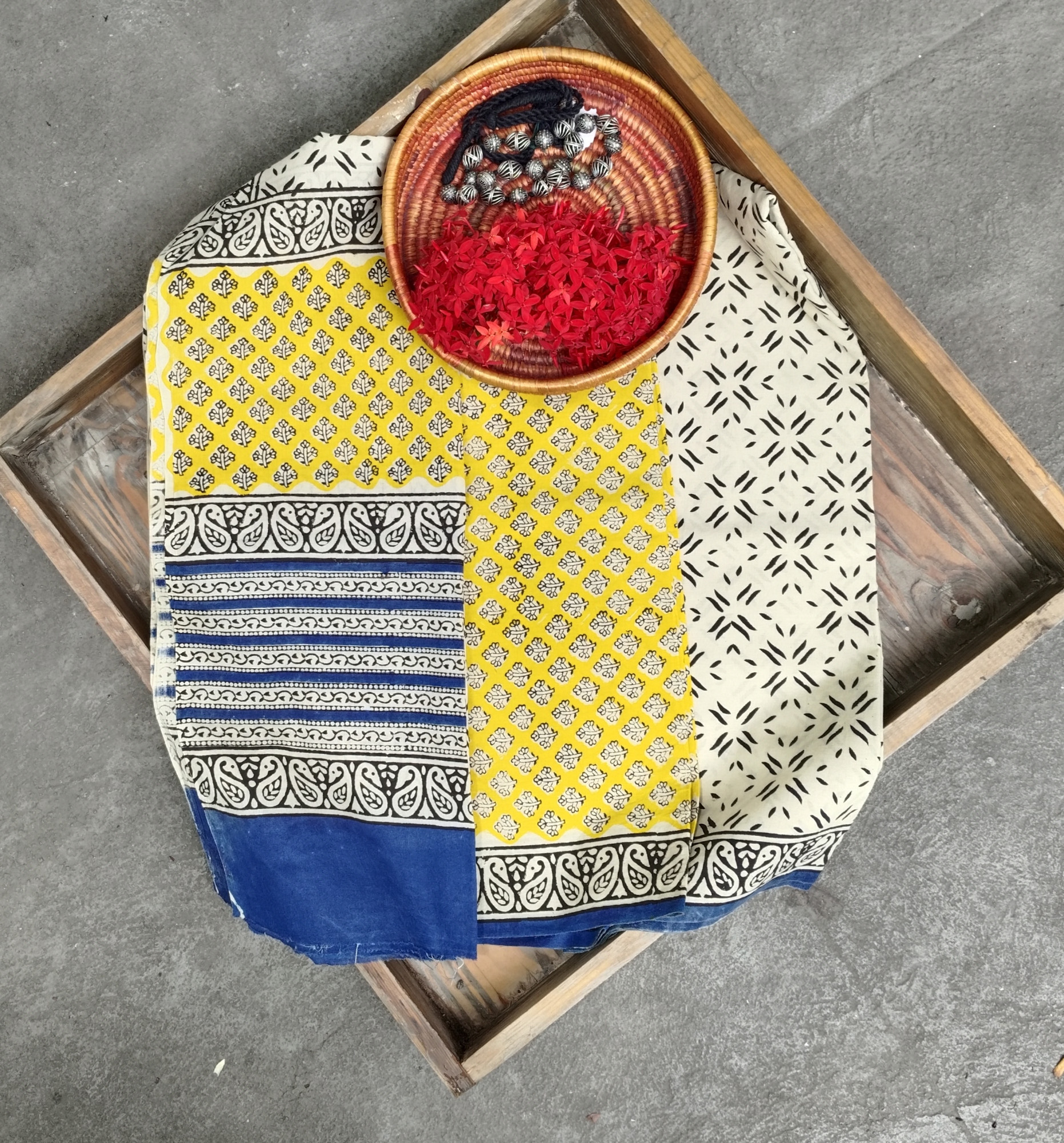 Cotton Unstitched Dress Suit