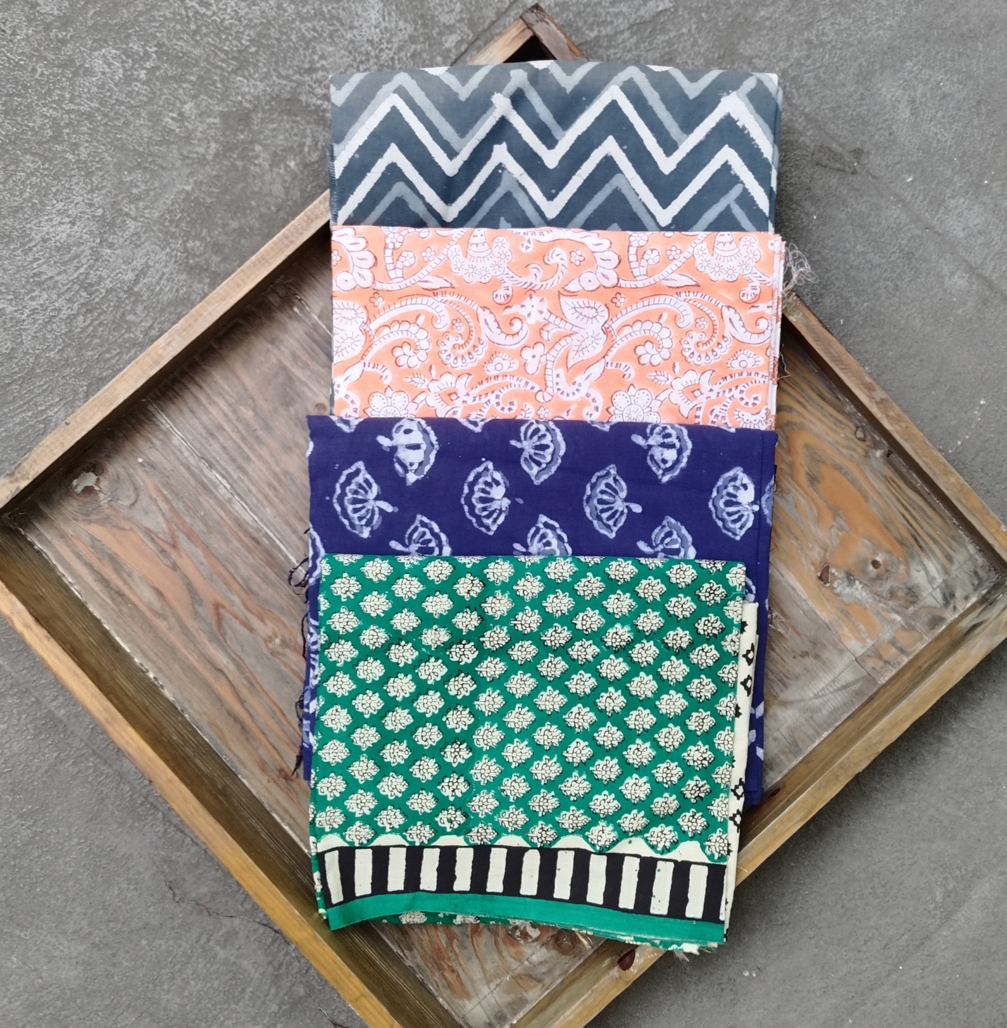 Cotton Unstitched Dress Suit