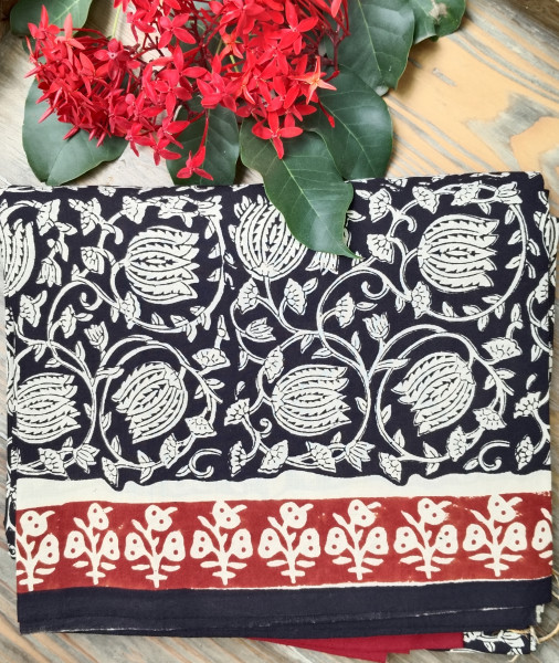 Cotton Unstitched Dress Suit