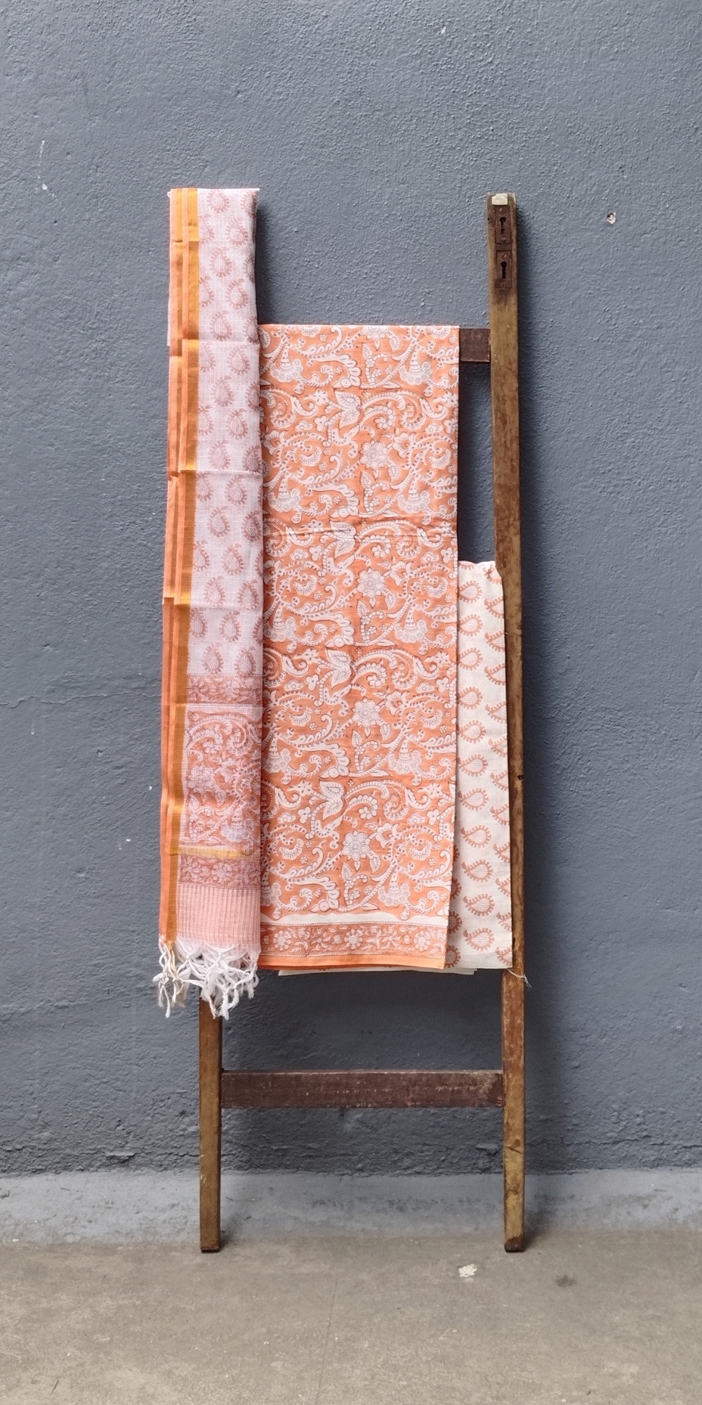 Cotton Unstitched Dress Suit