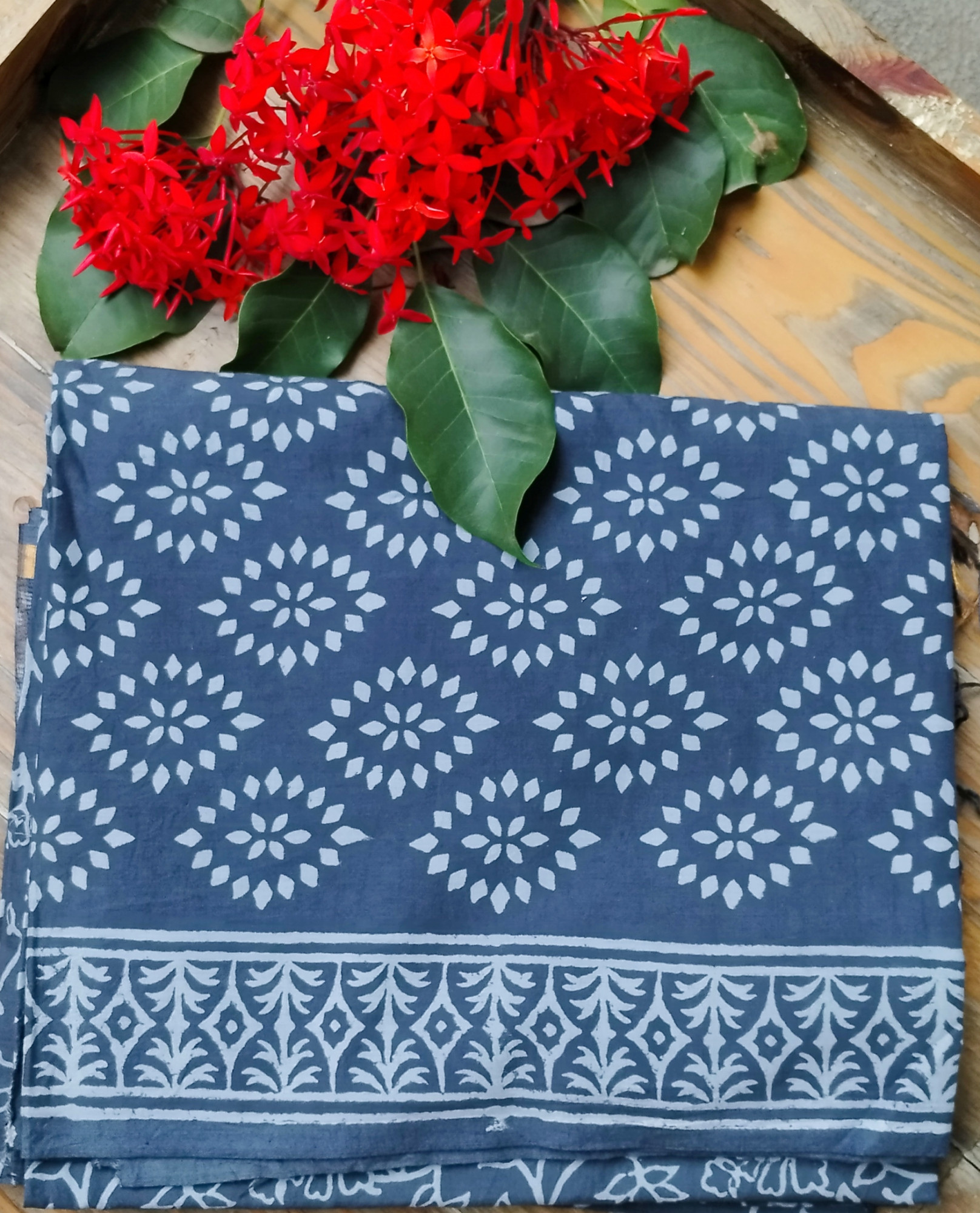 Cotton Unstitched Dress Suit