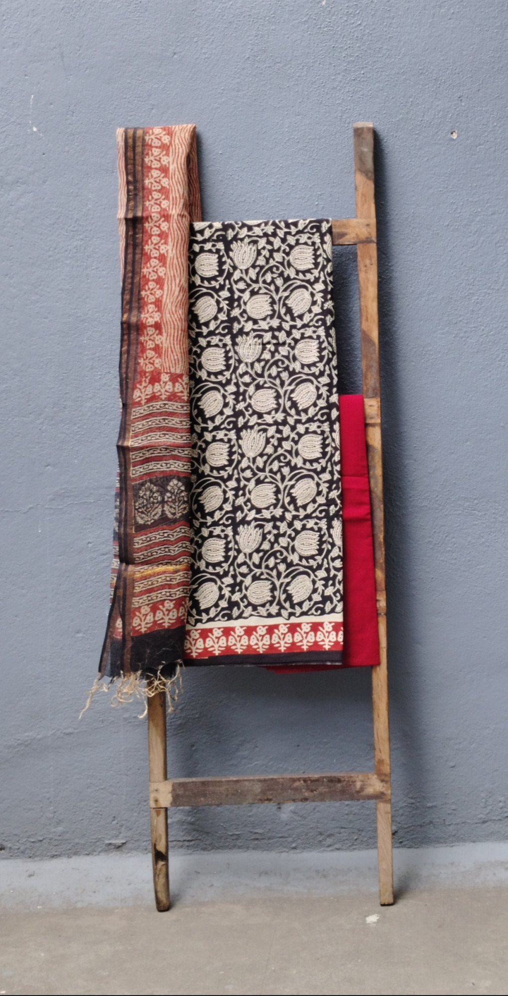 Cotton Unstitched Dress Suit