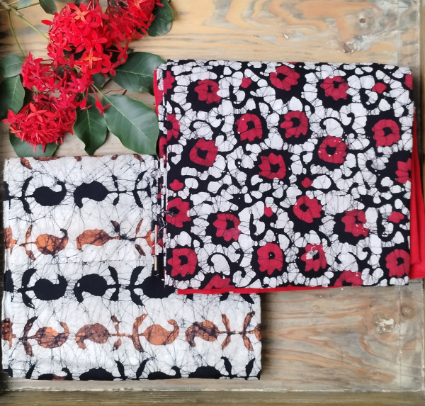 Cotton Unstitched Dress Suit