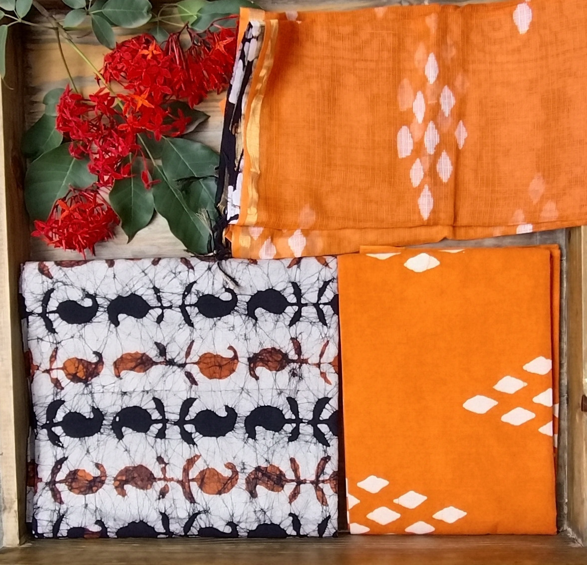 Cotton Unstitched Dress Suit