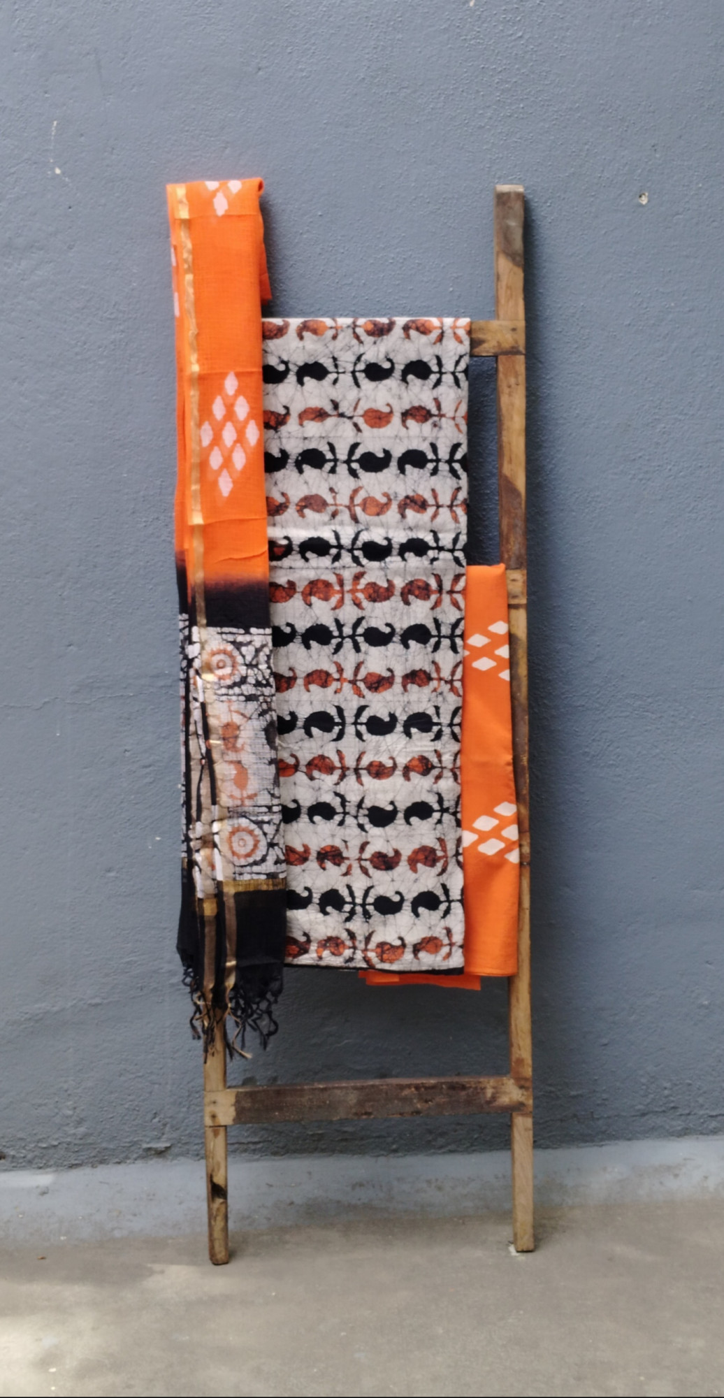 Cotton Unstitched Dress Suit