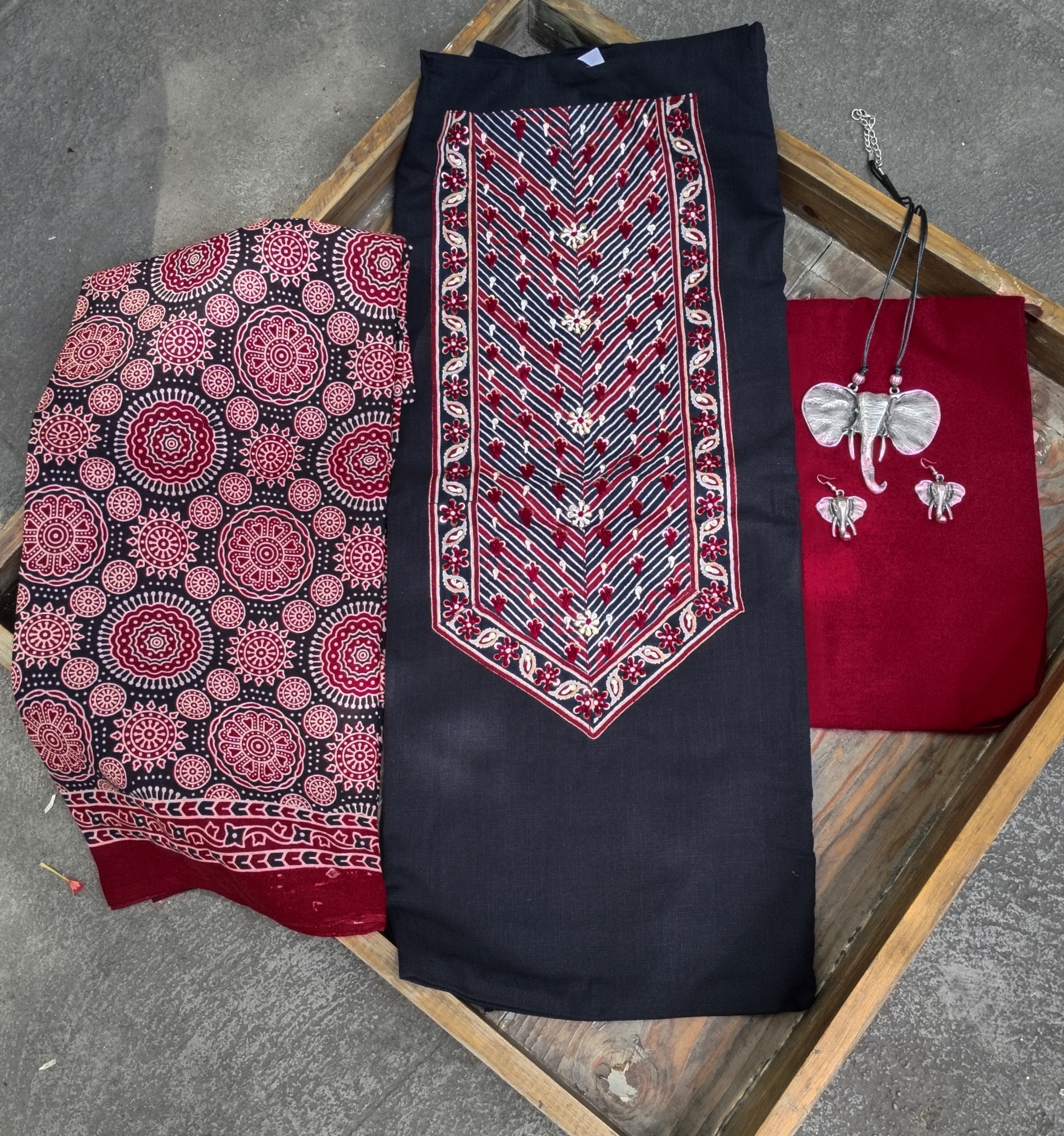 Cotton Unstitched Dress Material