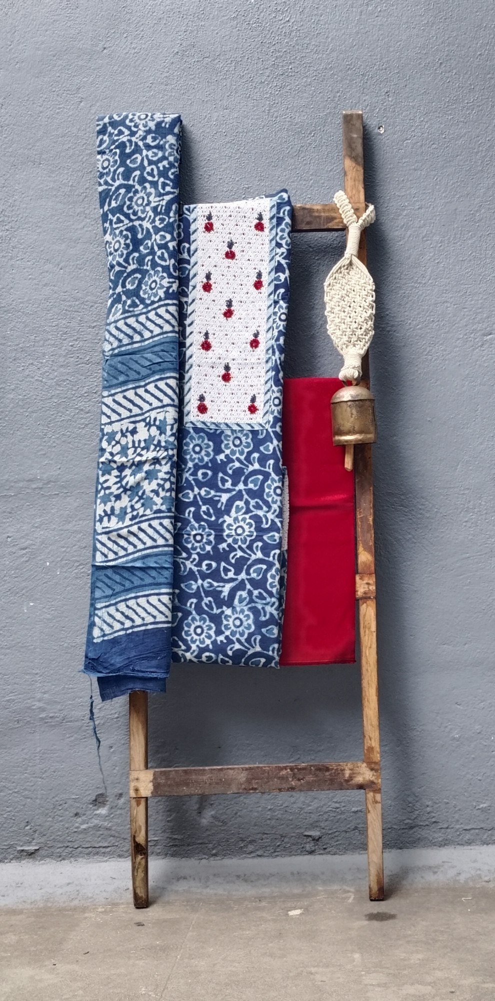 Cotton Unstitched Dress Suit