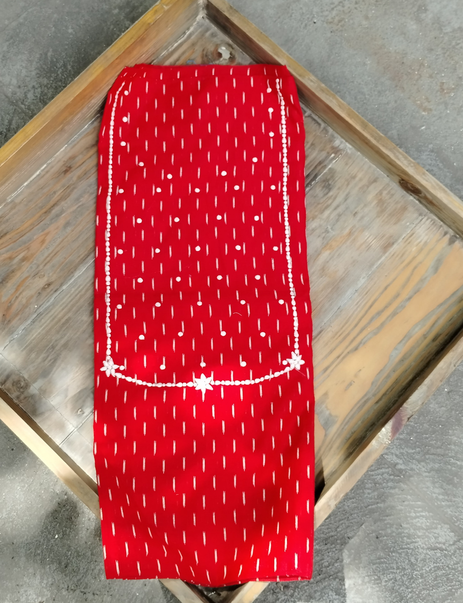 Silk Cotton Unstitched Dress Suit