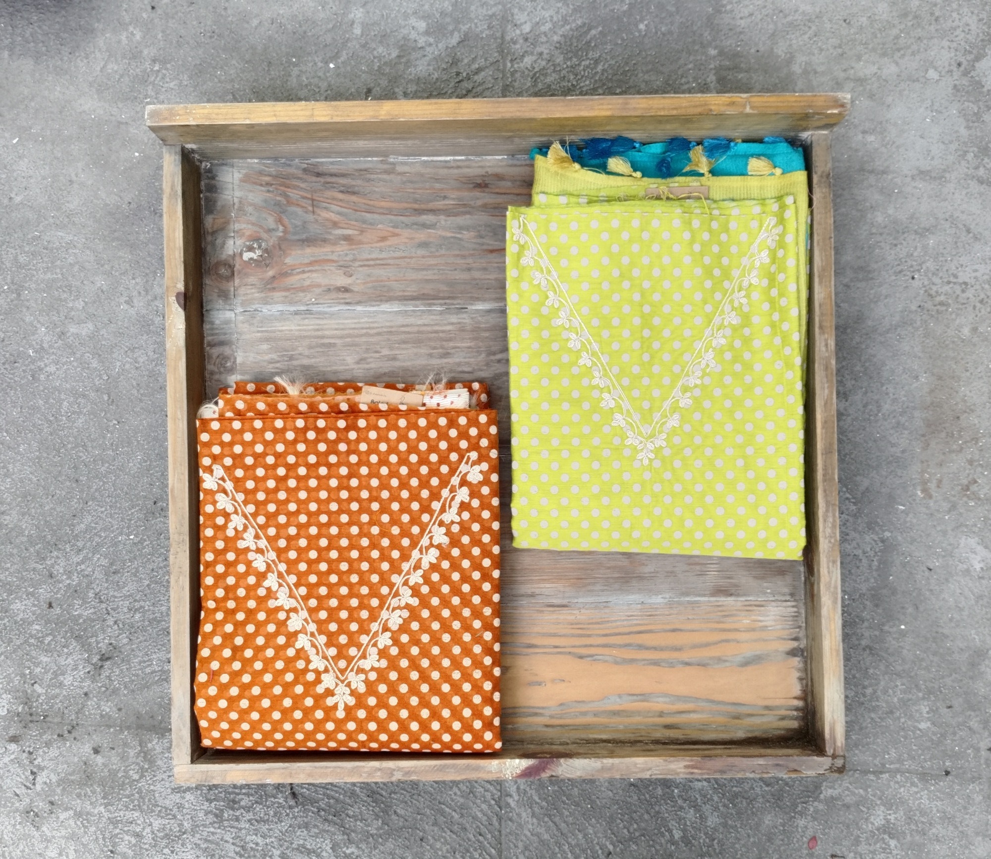 Chanderi Cotton Unstitched Dress Suit