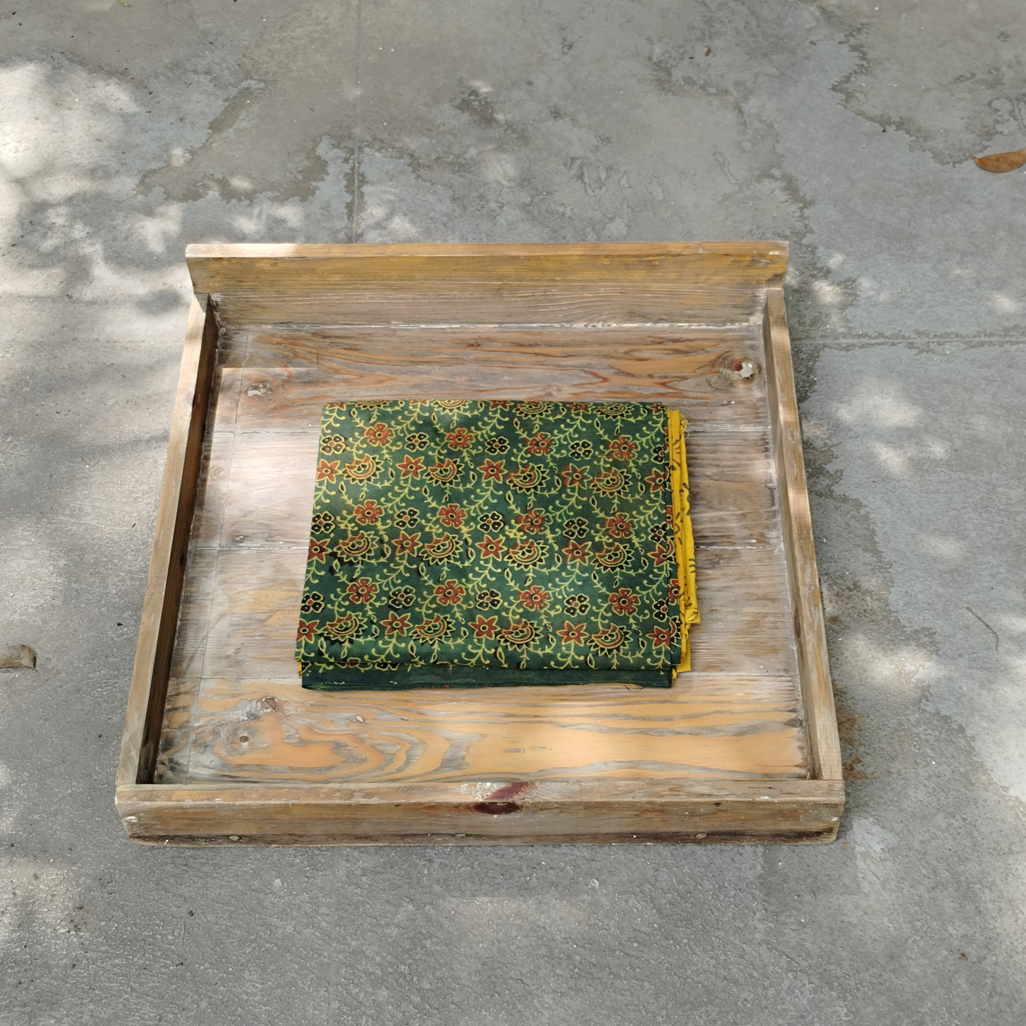 Ajrakh Handblock Cotton Unstitched Dress Material