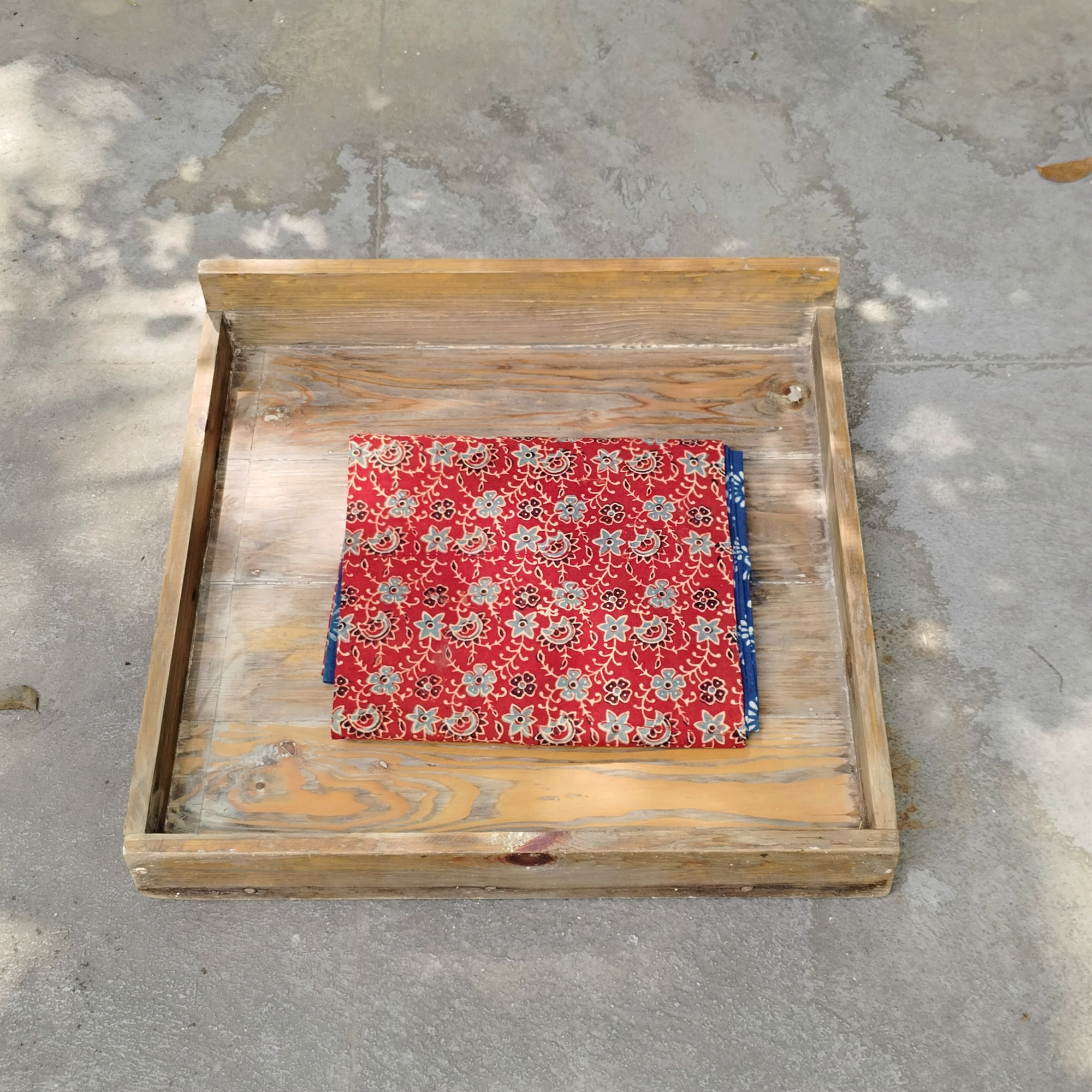 Ajrakh Handblock Cotton Unstitched Dress Material