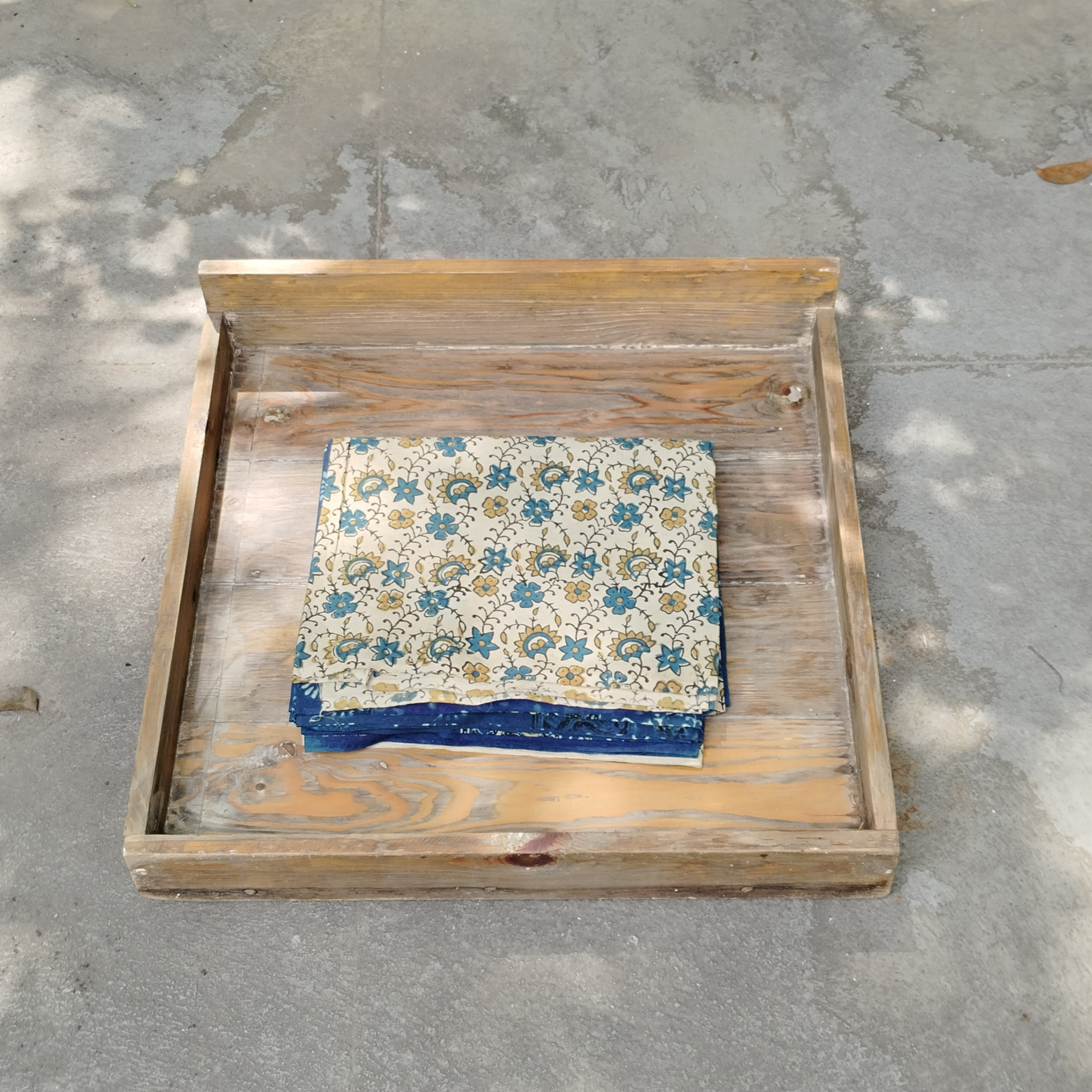 Ajrakh Handblock Cotton Unstitched Dress Material