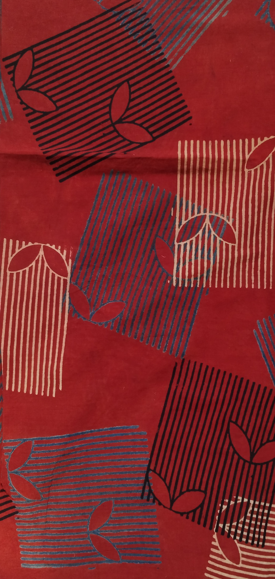 Unique Block Print Unstitched Cotton Fabric