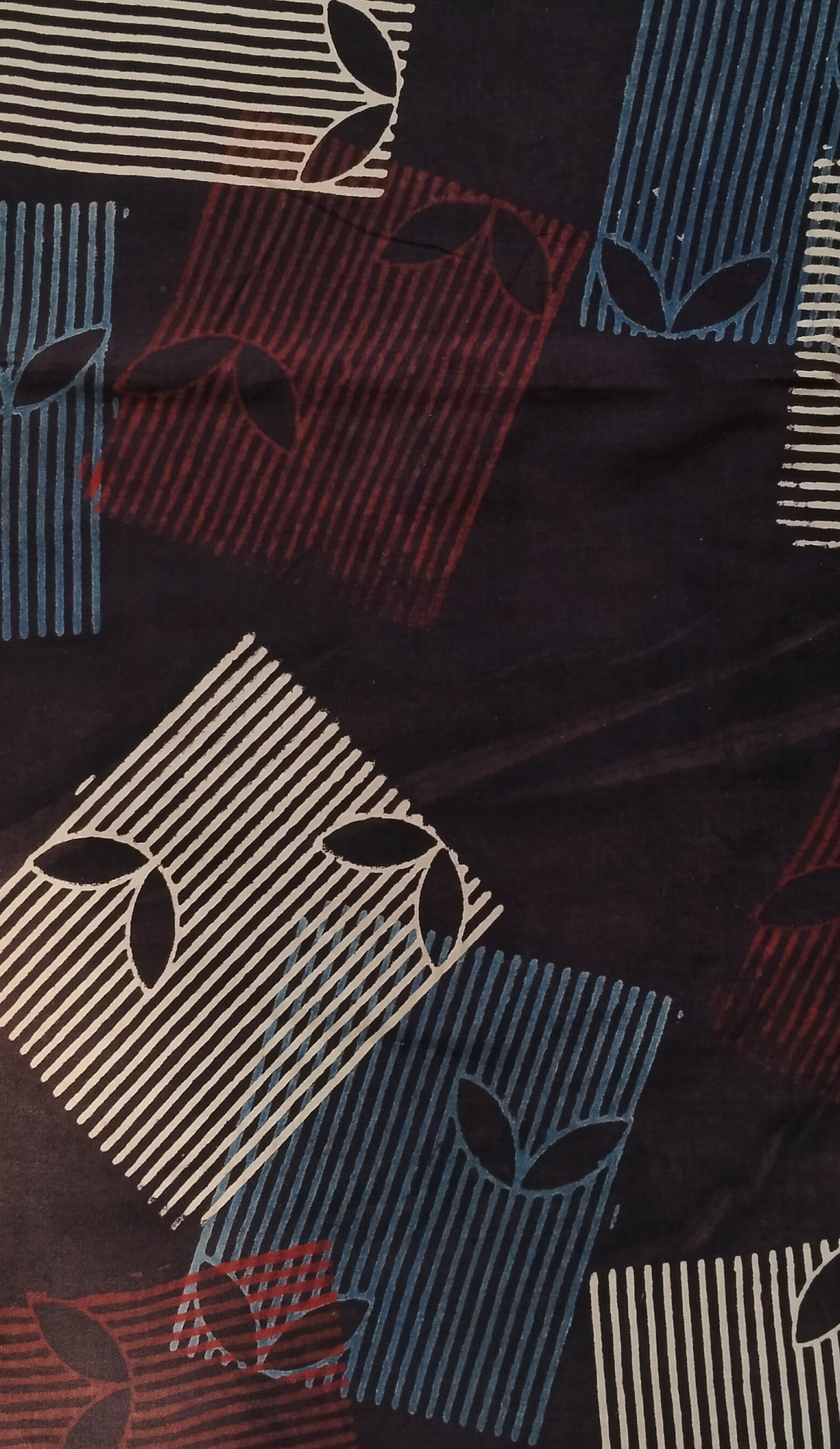 Unique Block Print Unstitched Cotton Fabric