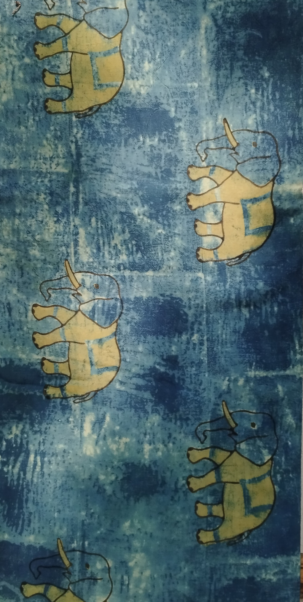 Unique Block Print Unstitched Cotton Fabric