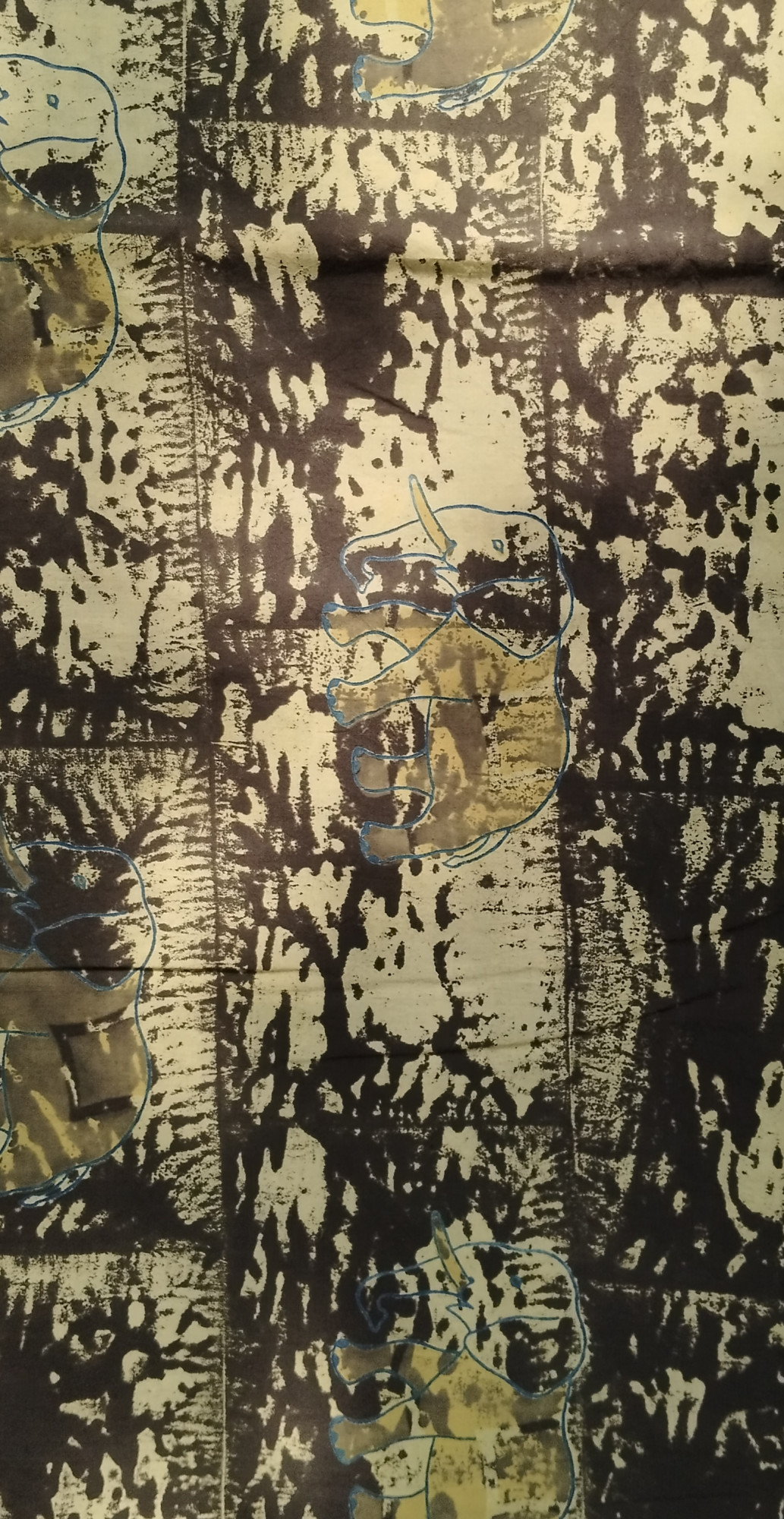 Unique Block Print  Unstitched  Cotton Fabric