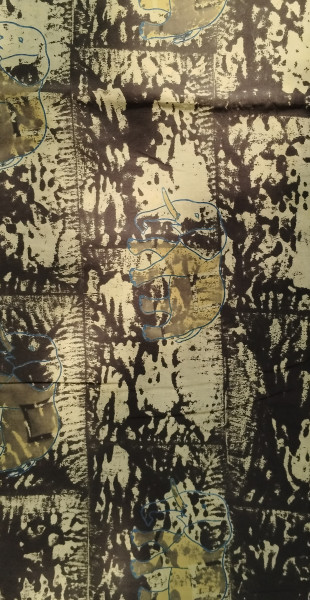 Unique Block Print  Unstitched  Cotton Fabric