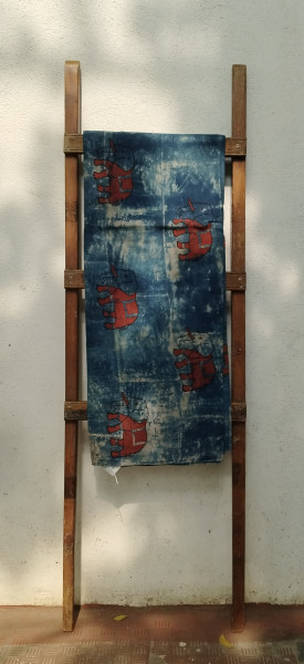 Unique Block Print  Unstitched  Cotton Fabric