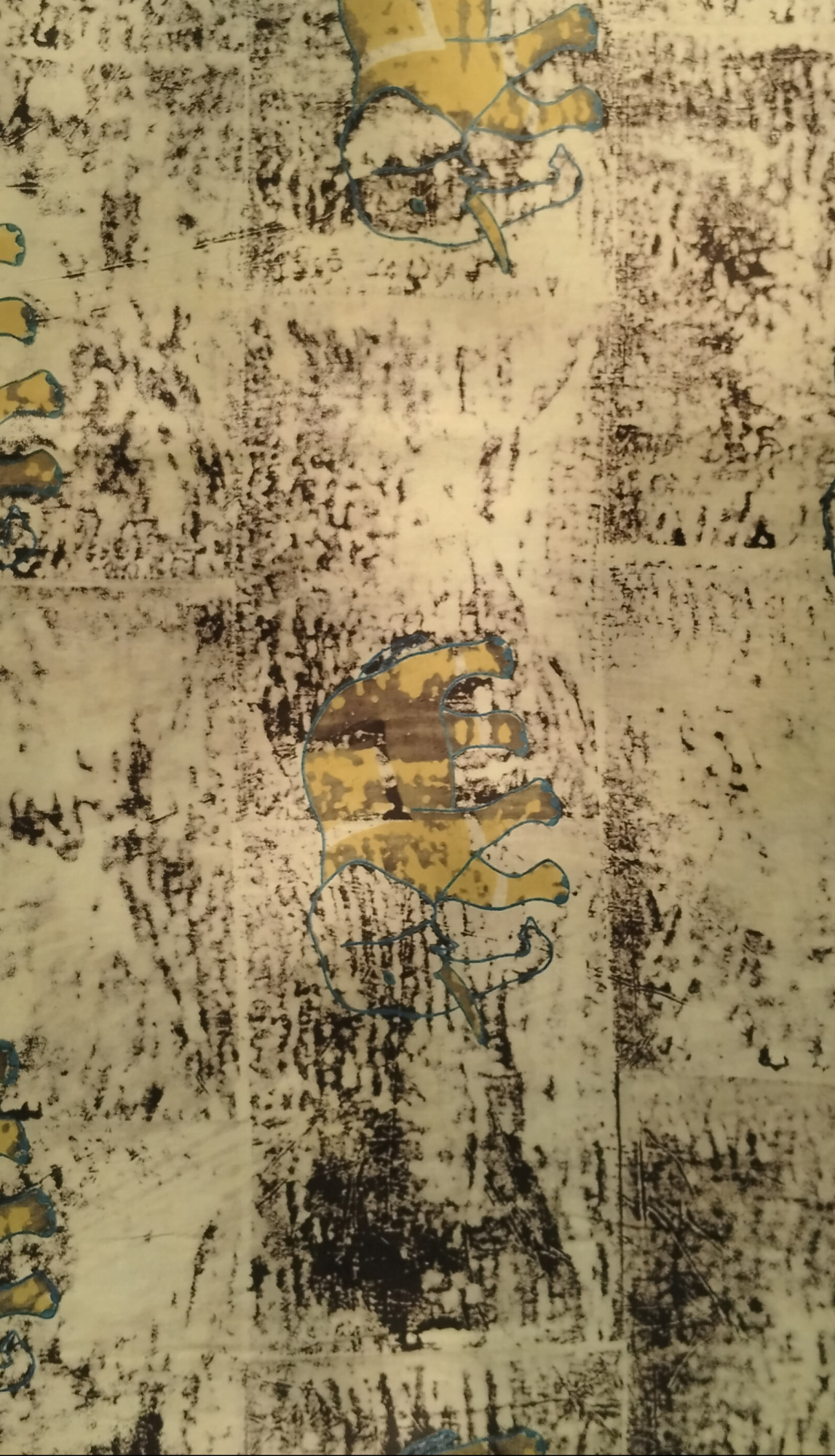 Unique Block Print Unstitched Cotton Fabric