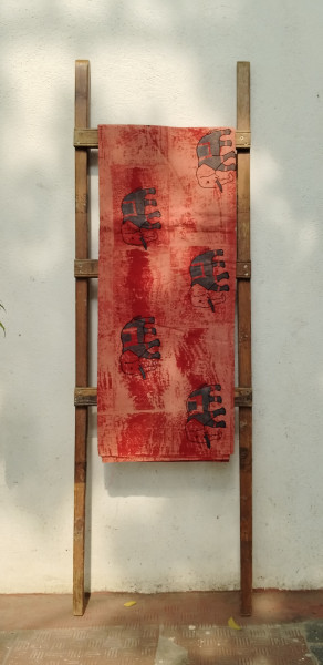 Unique Block Print  Unstitched  Cotton Fabric