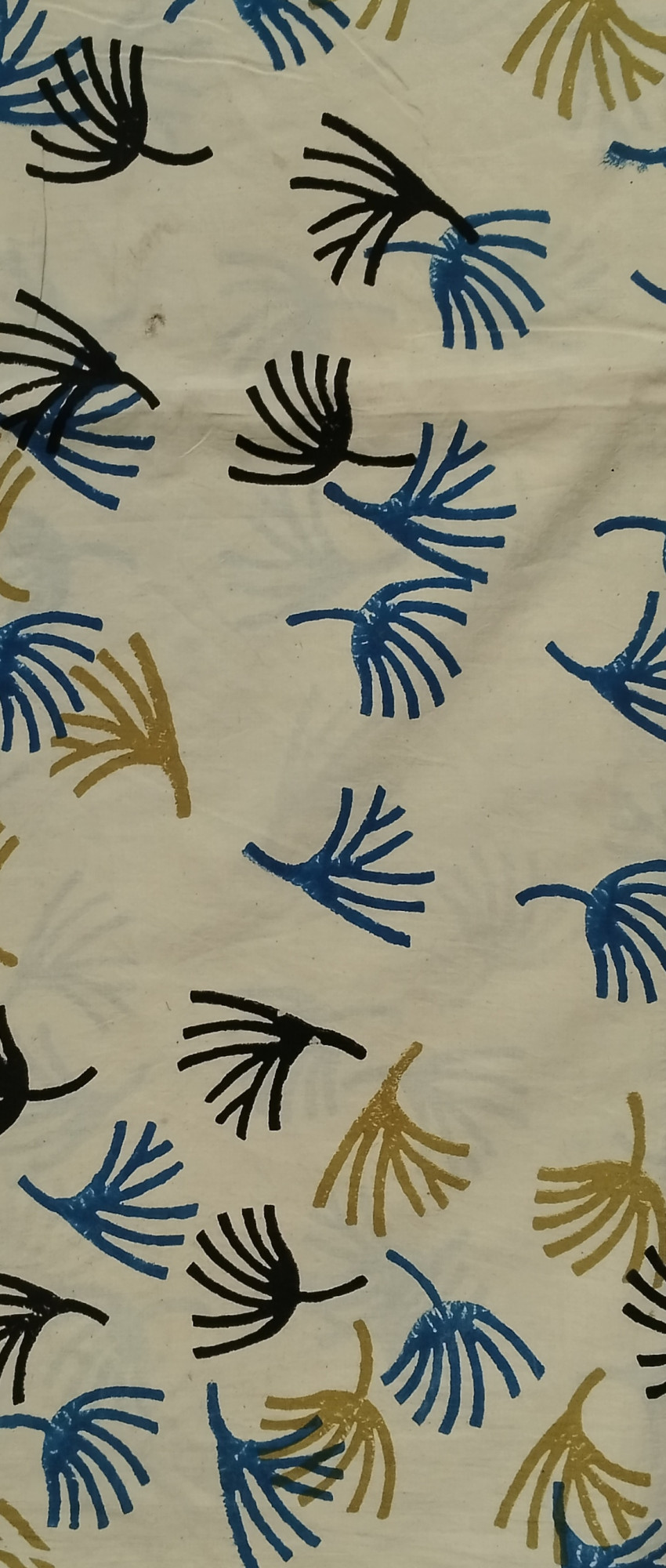 Unique Block Print Unstitched Cotton Fabric