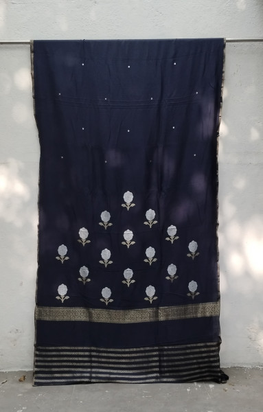 Handwoven Munga Silk Saree