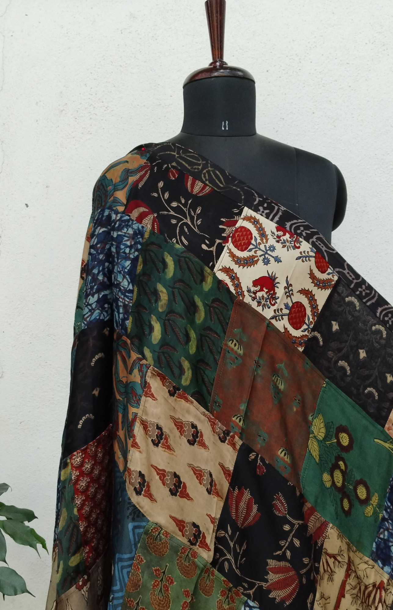 Patch Work Modal Silk Dupatta