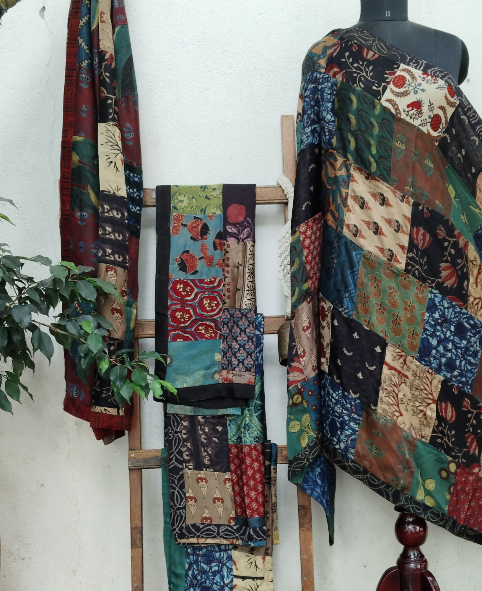 Patch Work Modal Silk Dupatta