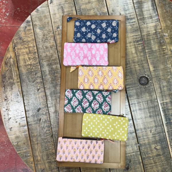 Cotton Printed Quilted  Wallet