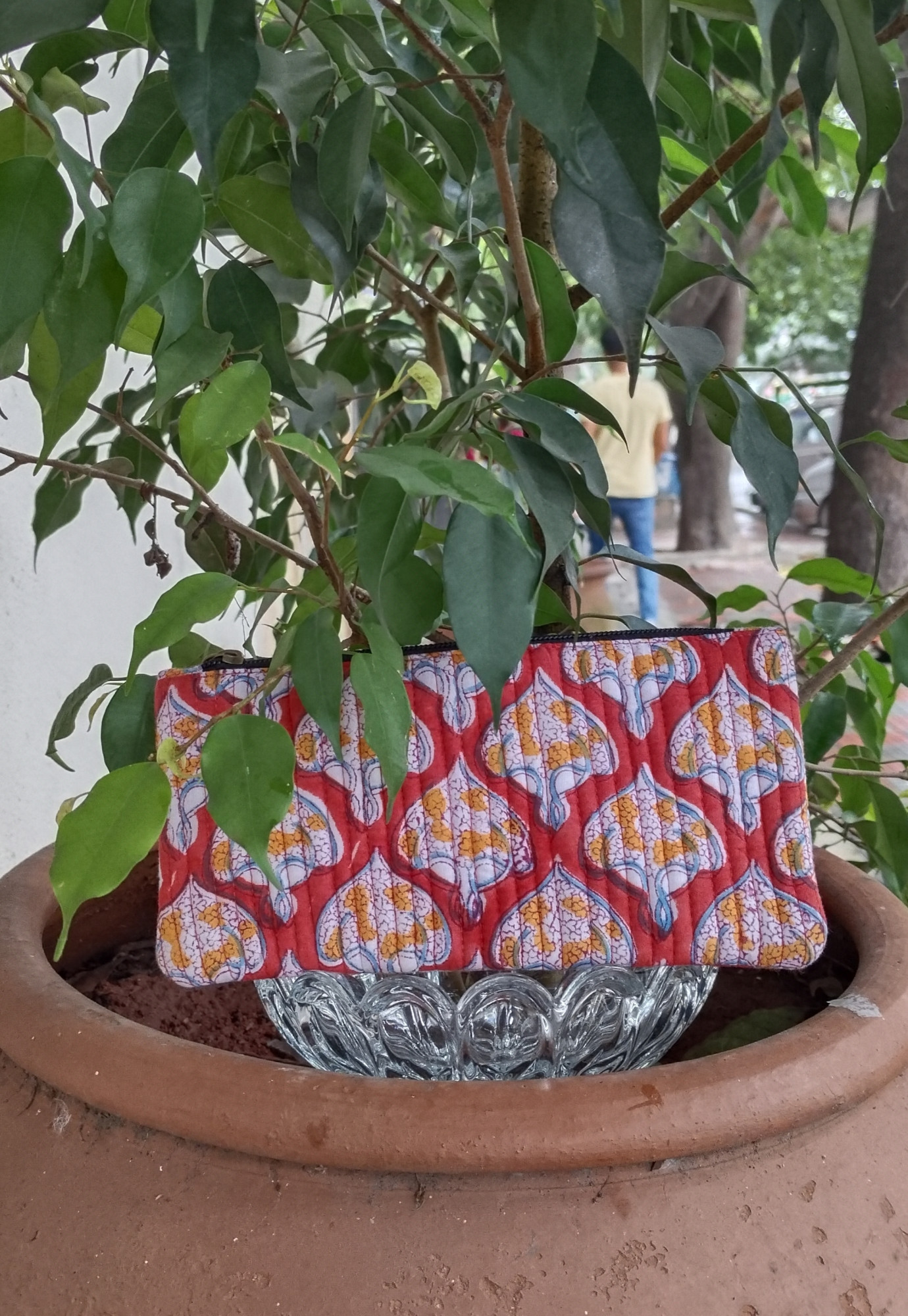Cotton Printed Quilted Wallet