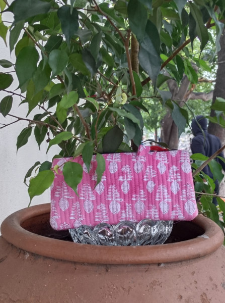 Cotton Printed Quilted  Wallet