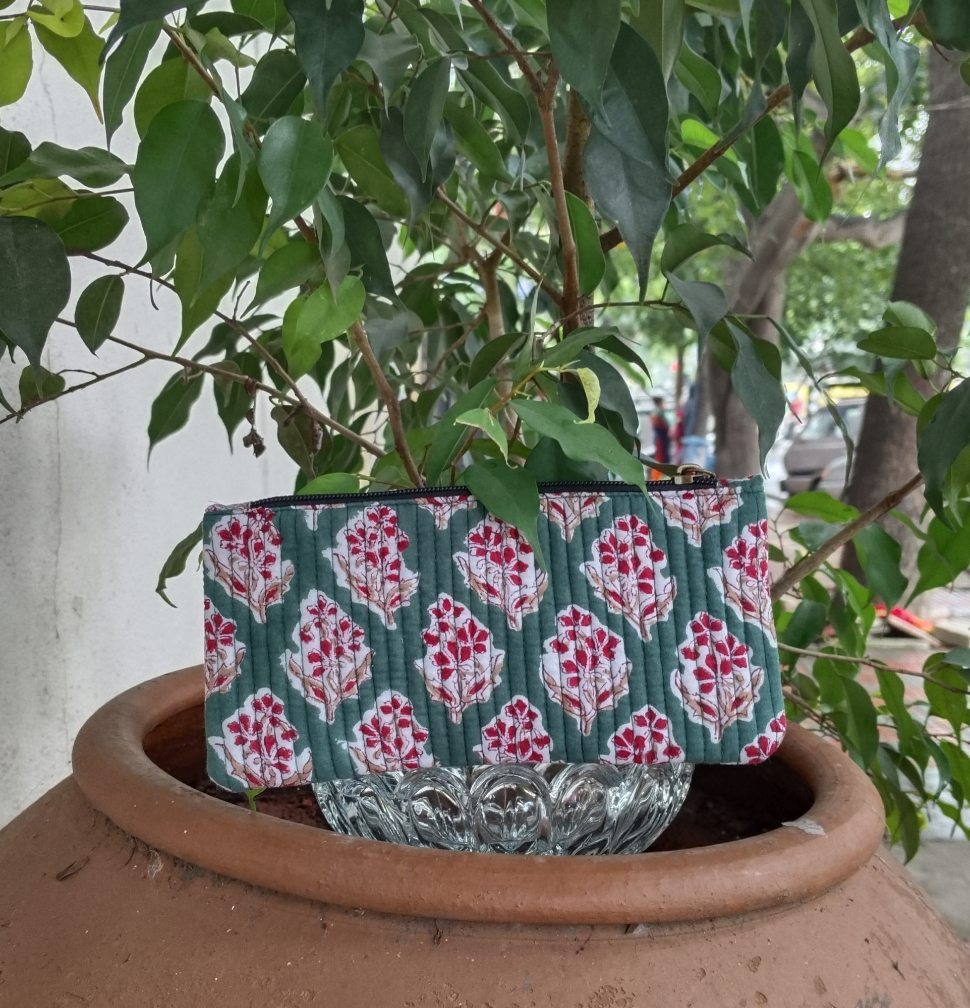 Cotton Printed Quilted  Wallet