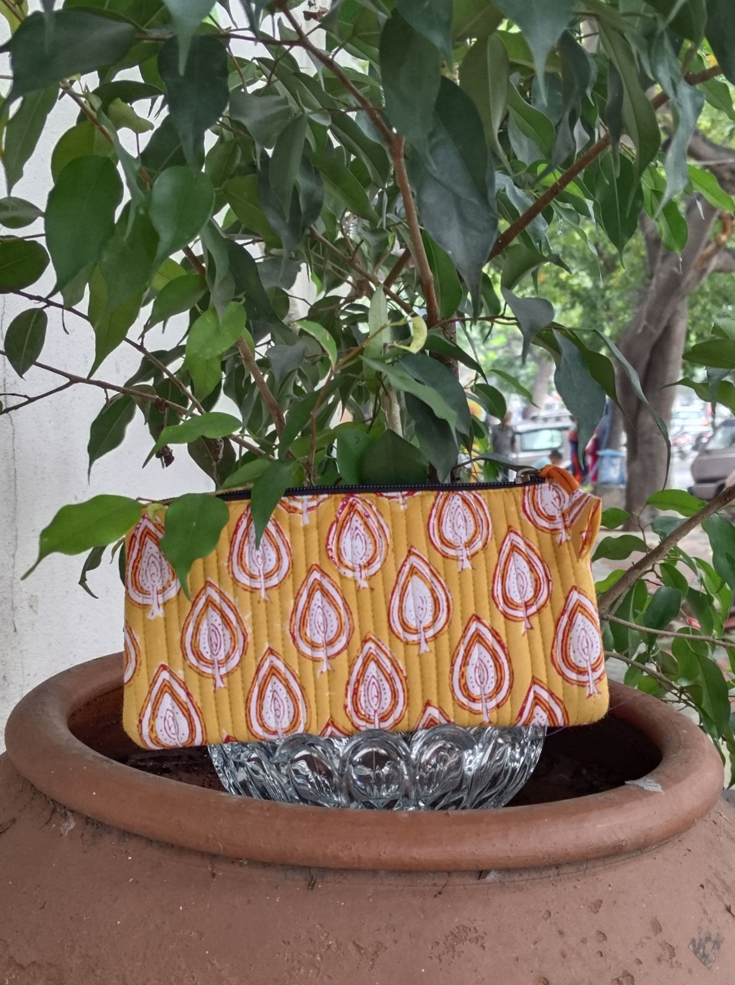 Cotton Printed Quilted  Wallet