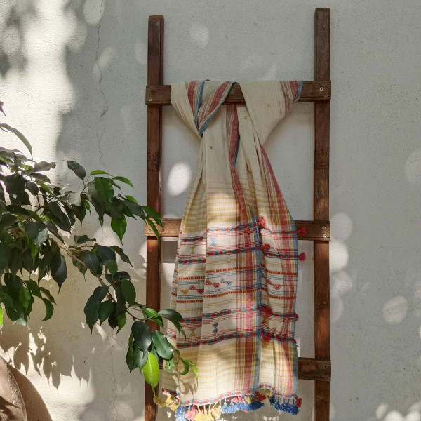 Bhujodi Handwoven Kala Cotton Stole